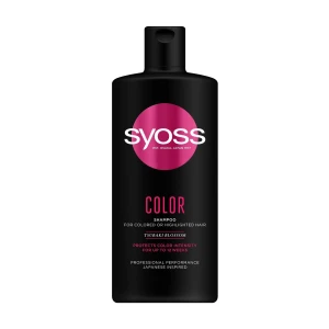 SYOSS Шампунь Color Shampoo для пофарбованого та тонованого волосся, з квіткою камелії, 440 мл