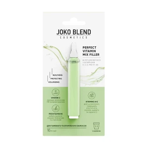 Joko Blend Філер Perfect Vitamin Mix Filler для тьмяного та втомленого волосся, з вітамінами А, С, Е, Pro Vit. В5, 10 мл