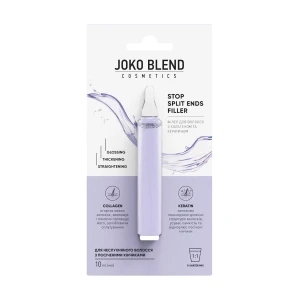 Joko Blend Філер Stop Split Ends Filler для неслухняного волосся з посіченими кінчиками, з колагеном та кератином, 10 мл