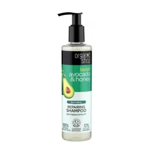 Восстанавливающий шампунь для волос с авокадо и медом - Organic Shop Natural Repairing Shampoo Avocado & Honey, 280 мл