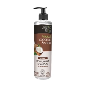 Зволожуючий шампунь для волосся з маслом ши та кокосом - Organic Shop Organic Coconut & Shea Moistusing Shampoo, 280 мл