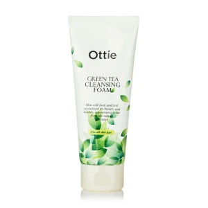 Ottie Пенка для умывания Green Tea Cleansing Foam с экстрактом зеленого чая, для всех типов кожи, 150 мл