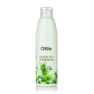 Ottie Емульсія для обличчя Green Tea для всіх типів шкіри, з екстрактом зеленого чаю, 200 мл