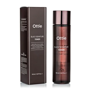 Ottie Тонер для лица Black Signature Toner с муцином черной улитки, 150 мл