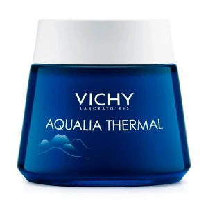 Vichy Ночной крем-гель для лица Aqualia Thermal Night SPA для глубокого увлажнения кожи, 75 мл