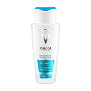 Vichy Заспокійливий шампунь Dercos Ultra Soothing для нормального та жирного волосся, 200 мл