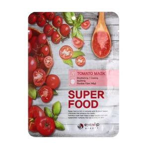 Тканевая маска для лица c экстрактом томата - Eyenlip Super Food Tomato Mask, 23 мл, 1 шт
