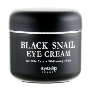 Крем для шкіри навколо очей з муцином чорного равлика - Eyenlip Black Snail Eye Cream, 50 мл