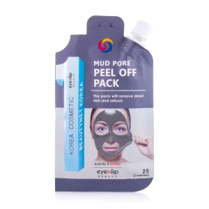 Eyenlip Очищающая маска-пленка для лица Mud Pore Peel Off Pack с морской грязью, 25 г