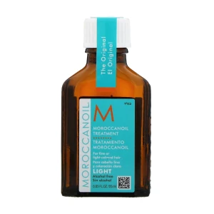 Восстанавливающее масло для тонких и светлых волос - Moroccanoil Light Oil Treatment, 25 мл