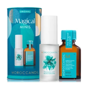 Moroccanoil Набор для волос и тела Magical Minis (парфюмированный спрей-мист, 30 мл + масло, 15 мл)