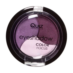 Quiz Тени для век Cosmetics Color Focus Eyeshadow 3-цветные, тон 367, 4 г