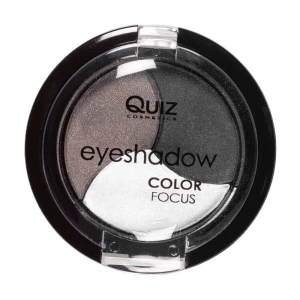 Quiz Тени для век Cosmetics Color Focus Eyeshadow 3-цветные, тон 300, 4 г
