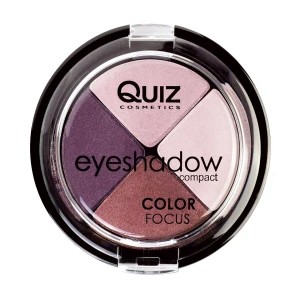 Quiz Тени для век Cosmetics Color Focus 4-цветные, 452, 10 г