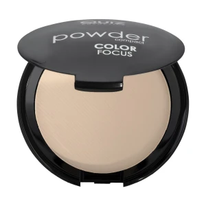 Quiz Компактная пудра для лица Cosmetics Color Focus с зеркалом 01 Light Vanilla, 12 г