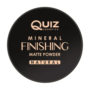 Quiz Минеральная матирующая пудра для лица Cosmetics Mineral Finishing Matte Powder 01 Natural, 5 г