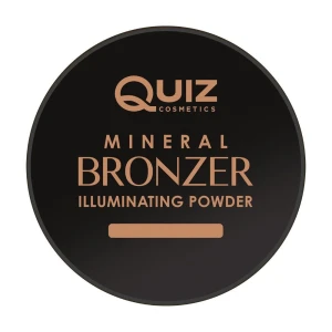 Quiz Минеральная пудра-бронзер для лица Cosmetics Mineral Bronzing Illuminating Powder 01 Honey Bronze, 5 г