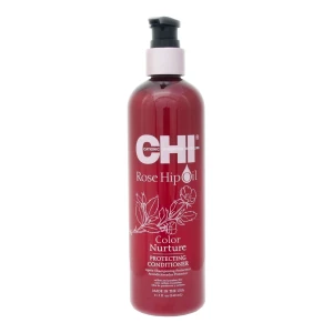 Защитный кондиционер для окрашенных волос с маслом розы и кератином - CHI Rose Hip Oil Color Nurture Protecting Conditioner, 340 мл