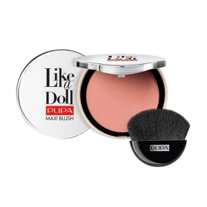 Pupa Компактні рум'яна для обличчя Like A Doll Maxi Blush 200 Sweet Apricot, 9.5 г