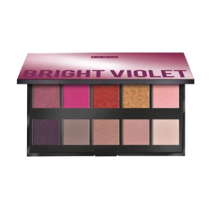 Pupa Палетка теней для век Make Up Stories Palette 003 Bright Violet, 18 г