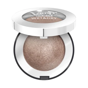 Pupa Запечені тіні для повік Vamp! Wet & Dry Eyeshadow 102 Golden Taupe з сяючим фінішем, 2.5 г