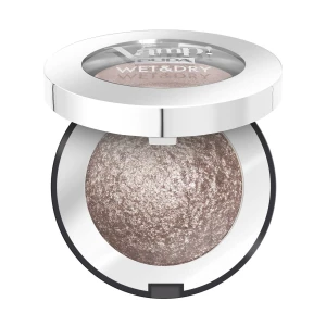 Pupa Запечені тіні для повік Vamp! Wet & Dry Eyeshadow 301 Gold Taupe з сяючим фінішем, 2.5 г