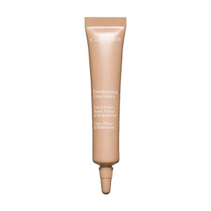 Стойкий консилер для лица - Clarins Everlasting Long-Wearing And Hydration Concealer, 02 Light Medium, 12 мл