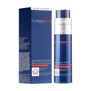 Clarins Антивіковий чоловічий крем для обличчя Men Line-Control Cream For Dry Skin для сухої шкіри, 50 мл