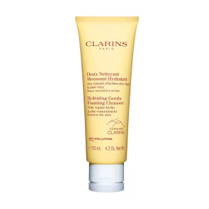 Clarins Зволожувальни пінистий крем Hydrating Gentle Foaming Cleanser With Alpine Herbs для нормальної та сухої шкіри, 125 мл