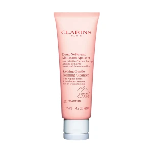 Заспокійливий мус для вмивання з альпійськими травами - Clarins Soothing Gentle Foaming Cleanser, 125 мл