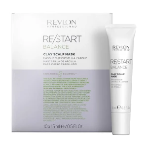 Revlon Professional Регулювальна глиняна маска для шкіри голови Restart Balance Clay Scalp Mask, 10*15 мл