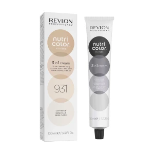 Revlon Professional Тонирующий крем-бальзам для волос Nutri Color Filters 931 Light Beige, 100 мл