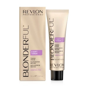 Revlon Professional Безаміачний тонувальний крем для волосся Blonderful 5-Soft Toner Toning Cream 10.01 Світло-сріблястий блонд, 50 мл