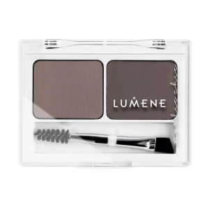 Lumene Палетка теней для бровей Nordic Chic Extra Stay Eyebrow Palette 01 Medium Brown 3.6 г