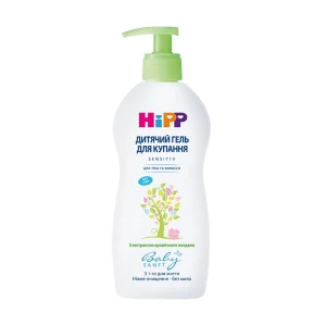 HIPP Детский гель для купания Babysanft Sensitive для тела и волос, 400 мл