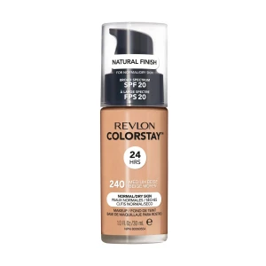 Revlon Тональный крем для лица ColorStay Makeup for Normal/Dry Skin SPF 20 для нормальной и сухой кожи, 240 Medium Beige, 30 мл