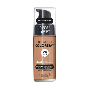 Revlon Тональний крем для обличчя ColorStay Makeup for Combination/Oily Skin SPF 15 для комбінованої та жирної шкіри, 330 Natural Tan, 30 мл