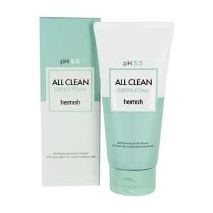 Очищаюча пінка для вмивання обличчя - Heimish All Clean Green Foam pH 5.5, 150 мл