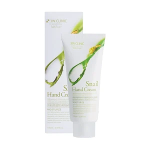 3W Clinic Крем для рук Snail Hand Cream с муцином улитки, 100 мл