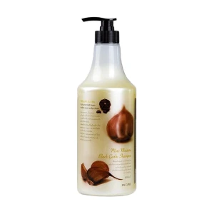 3W Clinic Увлажняющий шампунь для волос More Moisture Black Garlic Shampoo с экстрактом чёрного чеснока, 1.5 л