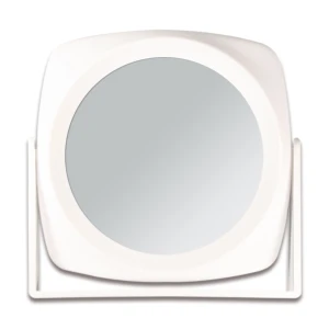 Titania Зеркало косметическое, белое, двустороннее, 18*18см,1580L