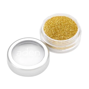 Aden Рассыпчатый глиттер для лица Glitter Powder 03 Gold Shimmer, 5 г