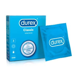Durex Презервативы Classic Классические, 3 шт