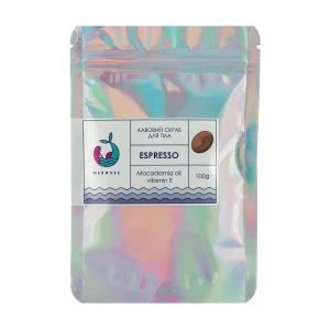 Mermade Кавовий скраб для тіла Espresso з мигдальною олією та вітаміном E, 100 г