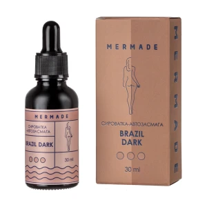 Mermade Сироватка-автозасмага для обличчя та тіла Brazil Dark, 30 мл
