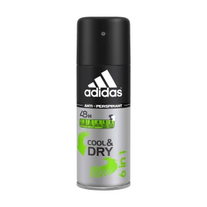 Adidas Антиперспирант-спрей мужской Anti-Perspirant Cool & Dry 6 in 1 48H, 150 мл