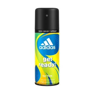 Adidas Парфюмированный дезодорант-спрей Get Ready мужской, 150 мл