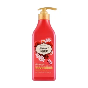 KeraSys Гель для душа Shower Mate Body Wash Romantic Rose & Cherry Blossom Роза и вишневый цвет, 550 мл