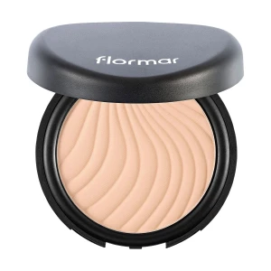 Flormar Компактна матувальна пудра для обличчя Wet & Dry Compact Powder W05 Medium Caramel, 10 г