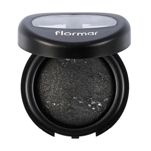 Flormar Запечені тіні для повік Diamonds Baked Eye Shadow D02 Black Glitters, 5 г